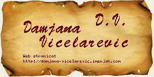 Damjana Vicelarević vizit kartica